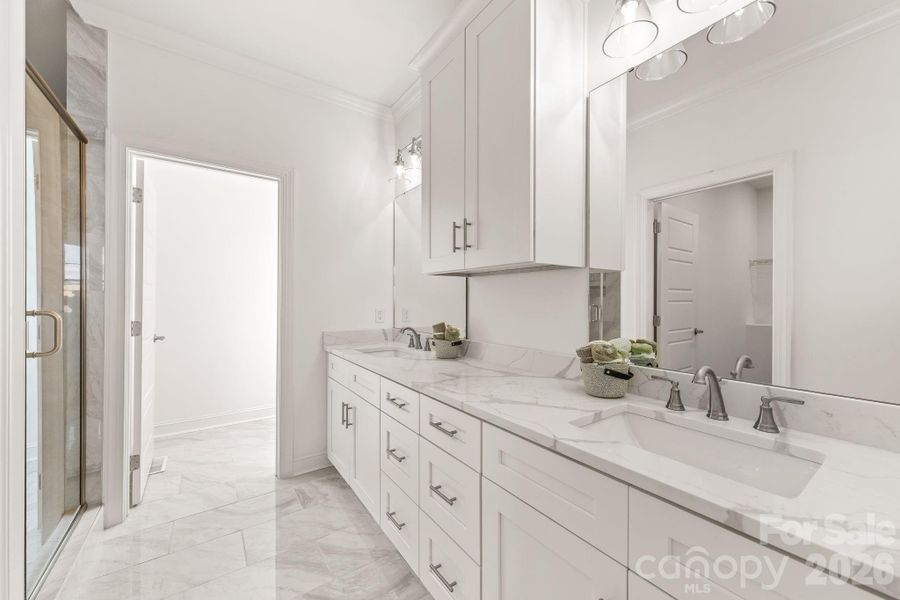 Furnished interior view inside a new home in , Denver (Image 17).