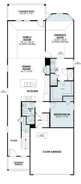 2D floor plan layout of this home in Summerview, Fulshear, TX (Image 4).