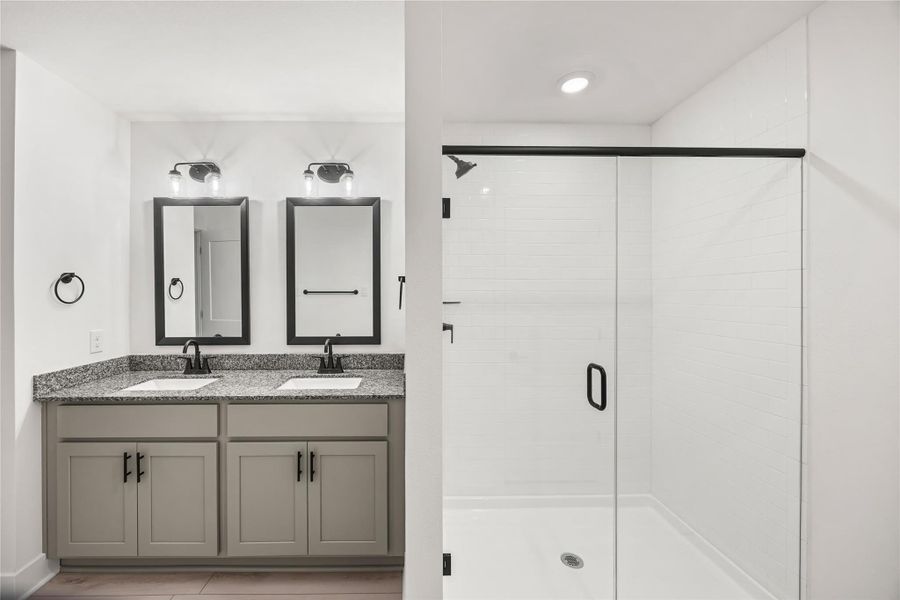 Furnished interior view inside a new home in River Ranch Trails, Dayton (Image 5).