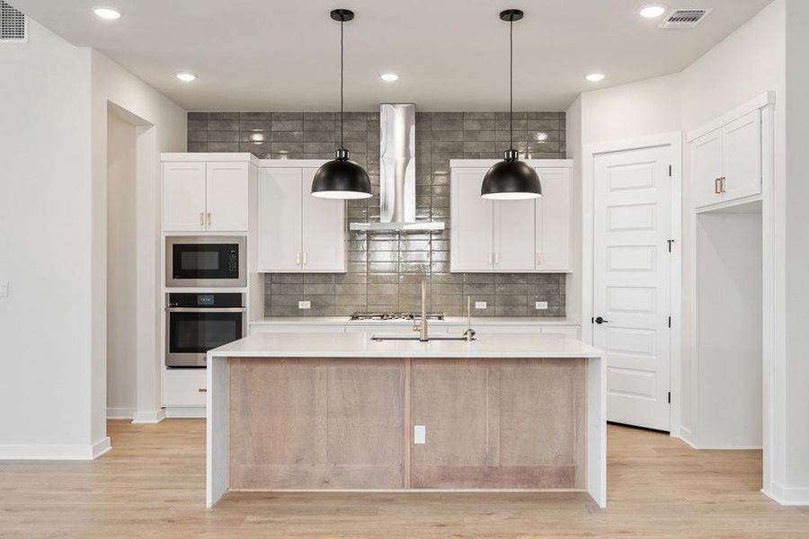 Furnished interior view inside a new home in Arbor Collection at Heritage, Dripping Springs (Image 12).