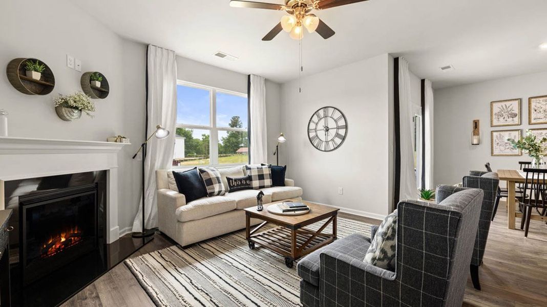 Representative furnished interior of a home built from the Plan by D.R. Horton in Wrenfield at Chanticleer, North Augusta (Image 37). Representative furnished interior of a home built from the Plan by D.R. Horton in Wrenfield at Chanticleer, North Augusta (Image 37).