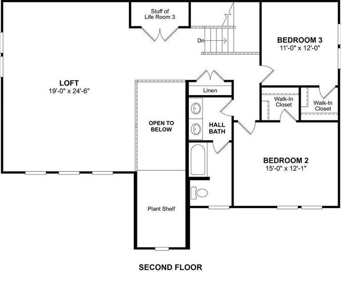 2D floor plan layout of this home in Sterling Greene, Arlington, TX (Image 2). 2D floor plan layout of this home in Sterling Greene, Arlington, TX (Image 2).