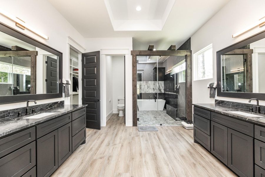 Furnished interior view inside a new home in , Willis (Image 14).