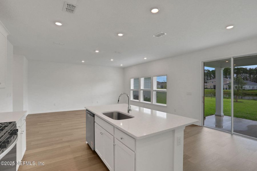 Furnished interior view inside a new home in TrailMark, St. Augustine (Image 7).