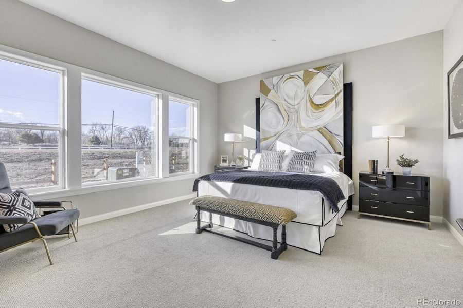 Furnished interior view inside a new home in , Broomfield (Image 27).