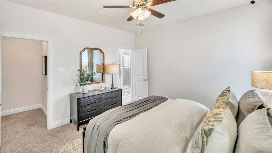 Furnished interior view inside a new home in The Avenue, Allen (Image 27).