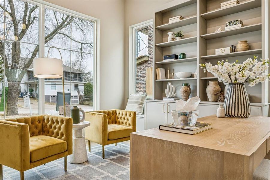 Furnished interior view inside a new home in , Dallas (Image 5).