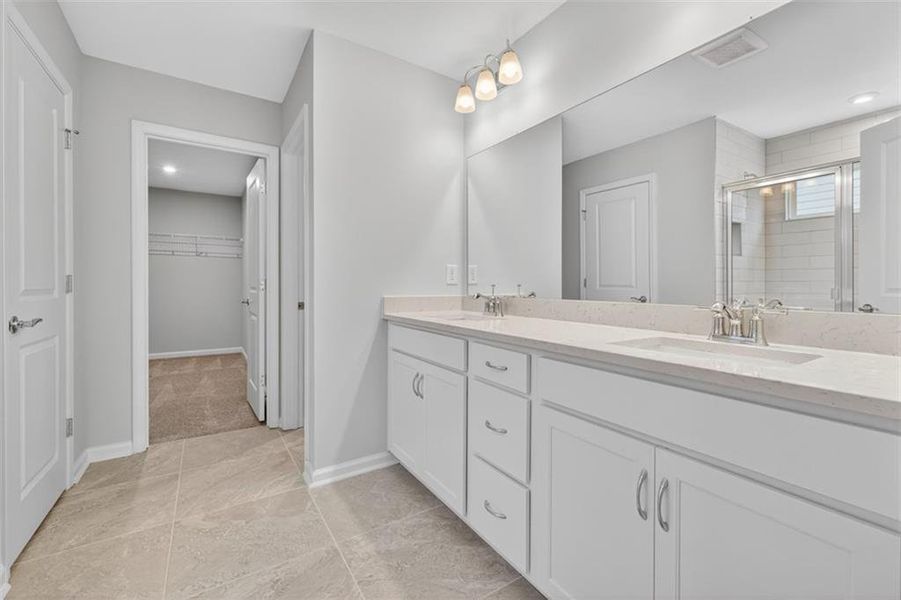 Furnished interior view inside a new home in Hamilton Place, Cartersville (Image 9).