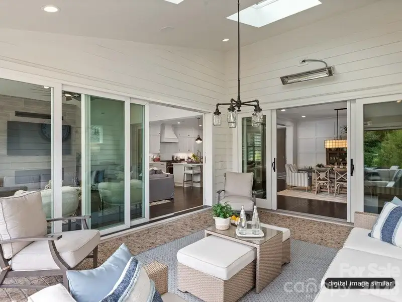 Exterior details and patio area of a home in , Huntersville (Image 3).