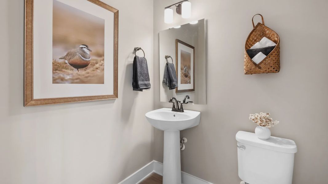 Furnished interior view inside a new home in The Reserve at Livingston Park, Easley (Image 28).