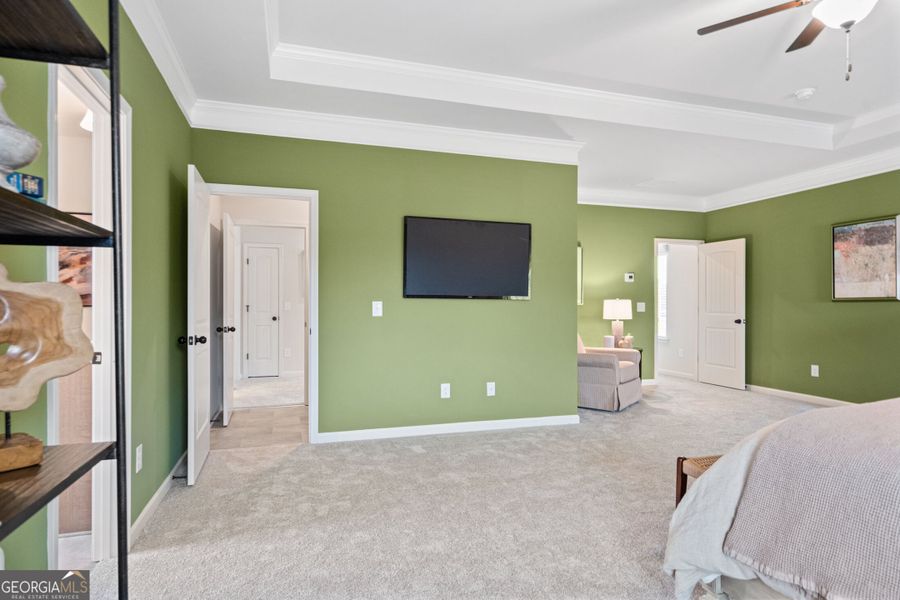 Furnished interior view inside a new home in Avalon, Perry (Image 38). Furnished interior view inside a new home in Avalon, Perry (Image 38).