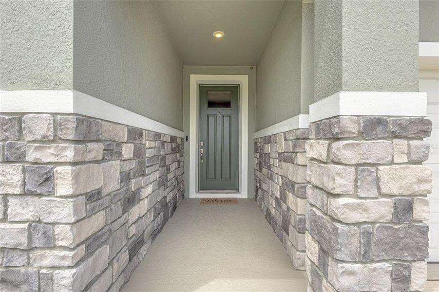 Exterior details and patio area of a home in Harmony West, Harmony (Image 28). Exterior details and patio area of a home in Harmony West, Harmony (Image 28).
