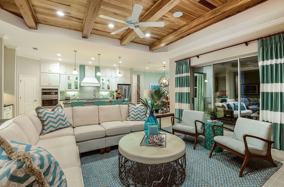 Representative furnished interior of a home built from the Kiawah 2 by Neal Communities in Grand Palm, Venice (Image 15).