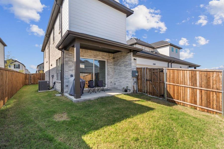 Exterior details and patio area of a home in , Frisco (Image 24). Exterior details and patio area of a home in , Frisco (Image 24).