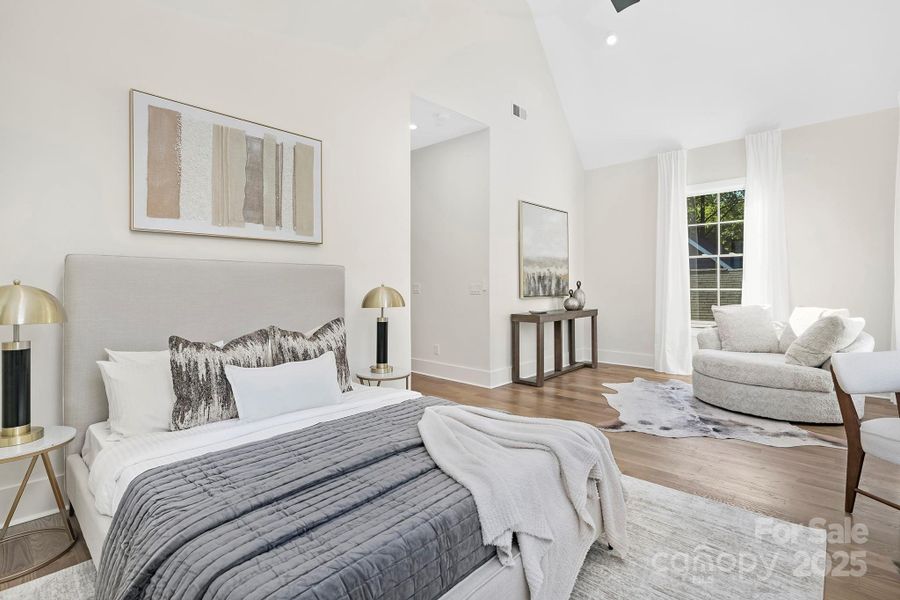 Furnished interior view inside a new home in , Charlotte (Image 41).