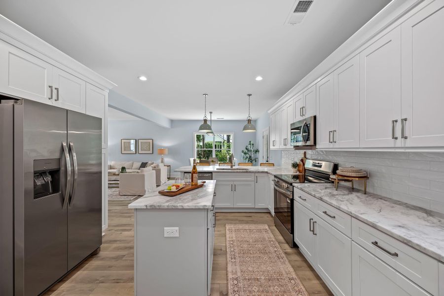 Furnished interior view inside a new home in , Johns Island (Image 32).
