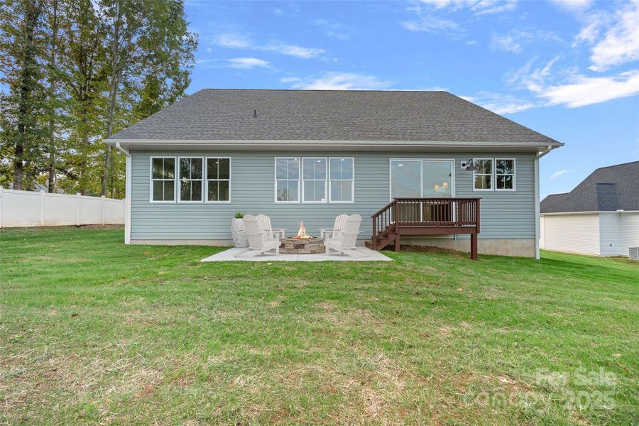Exterior details and patio area of a home in , Harmony (Image 4).