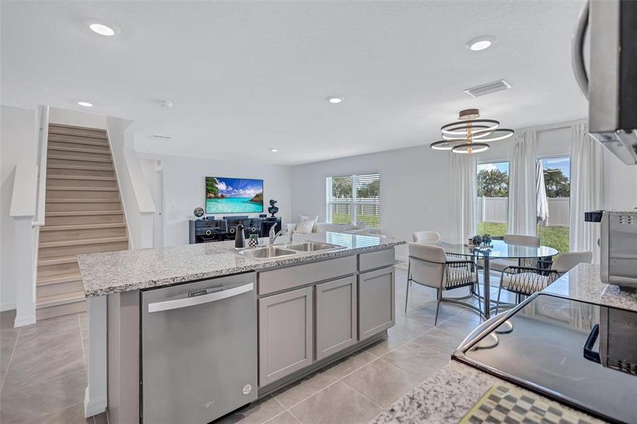 Furnished interior view inside a new home in , Tampa (Image 10).