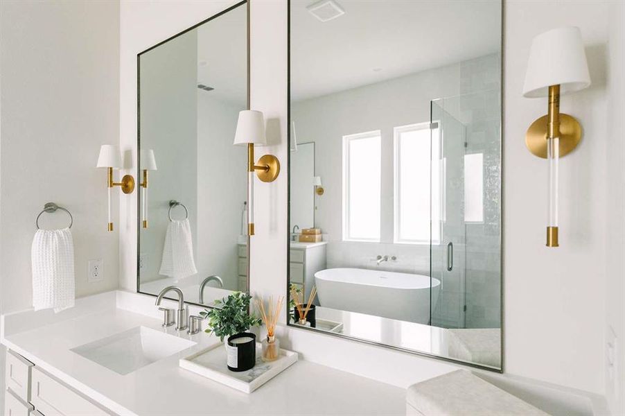 Furnished interior view inside a new home in , Aledo (Image 13). Furnished interior view inside a new home in , Aledo (Image 13).