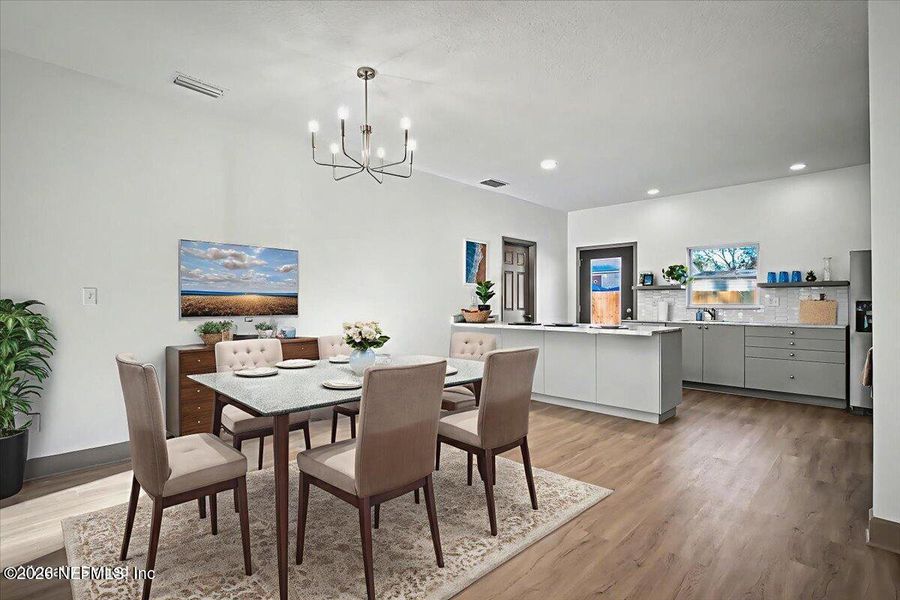 Furnished interior view inside a new home in , Jacksonville (Image 9).