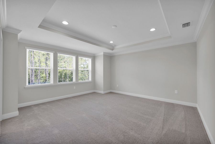 Representative unfurnished interior of a home built from the Miramar by Riverside Homes in Mariposa at EverRange, Jacksonville (Image 82).