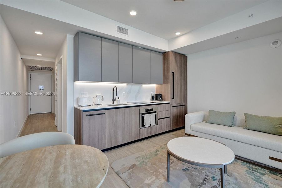 Furnished interior view inside a new home in 72 Park, North Miami Beach (Image 2). Furnished interior view inside a new home in 72 Park, North Miami Beach (Image 2).