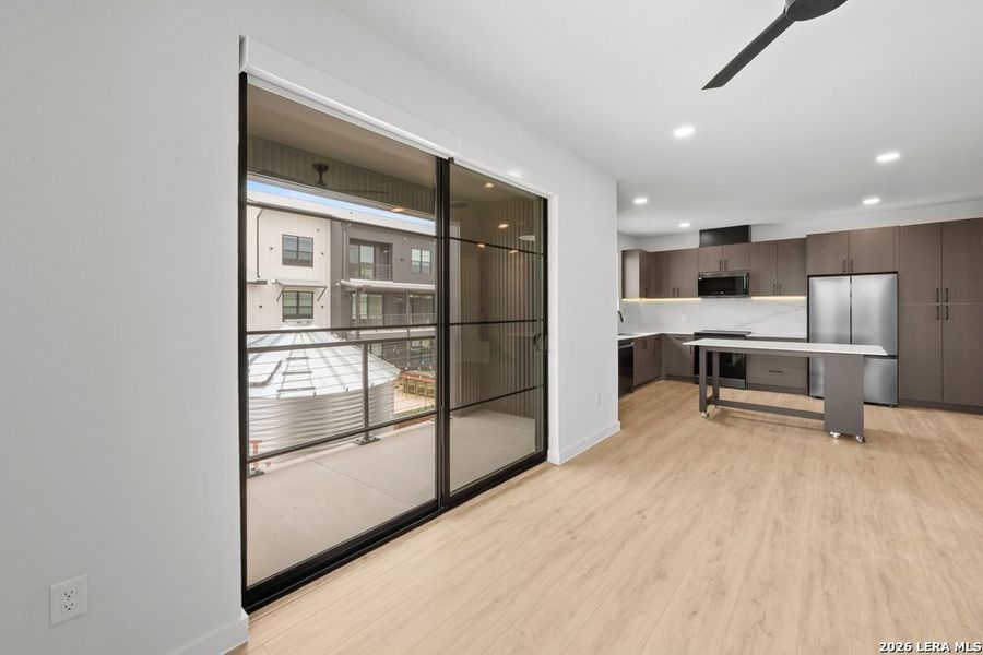Furnished interior view inside a new home in , New Braunfels (Image 31).