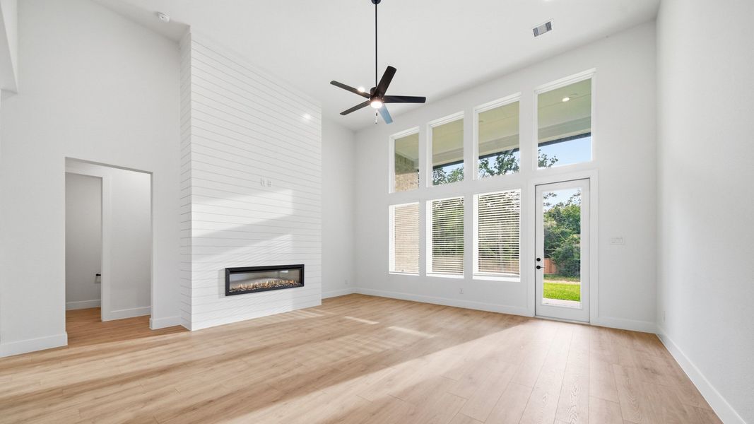 Representative unfurnished interior of a home built from the Capri by D.R. Horton in Butlers Bend Estates, Pinehurst (Image 17).