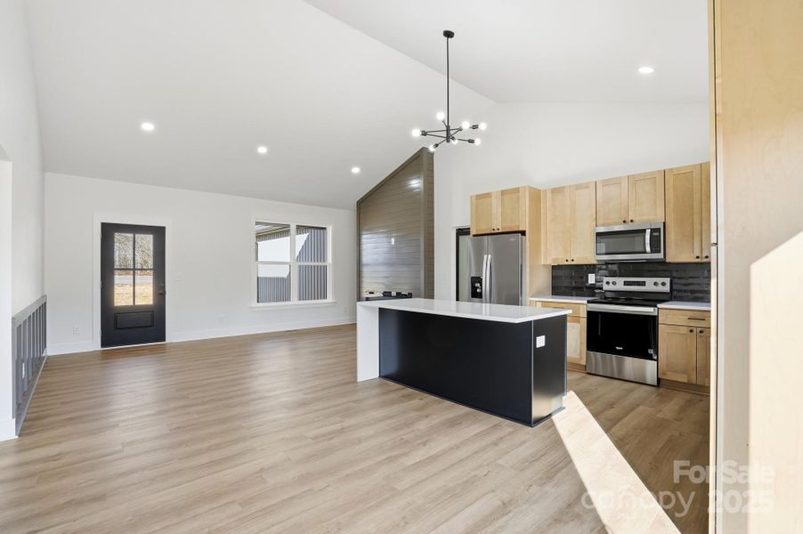 Furnished interior view inside a new home in , Statesville (Image 7).