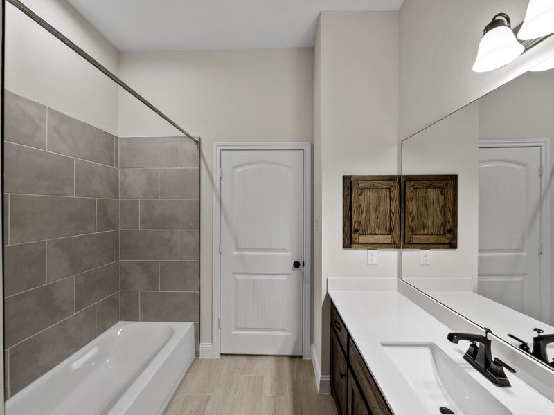 Representative furnished interior of a home built from the Jude by Robbie Hale Homes in High Meadows Estates, Nevada (Image 13).
