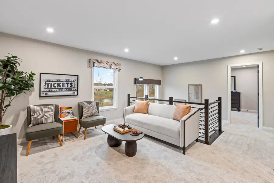 Representative furnished interior of a home built from the Wyatt by Fischer Homes in Leeland Farms, Fuquay Varina (Image 43). Representative furnished interior of a home built from the Wyatt by Fischer Homes in Leeland Farms, Fuquay Varina (Image 43).