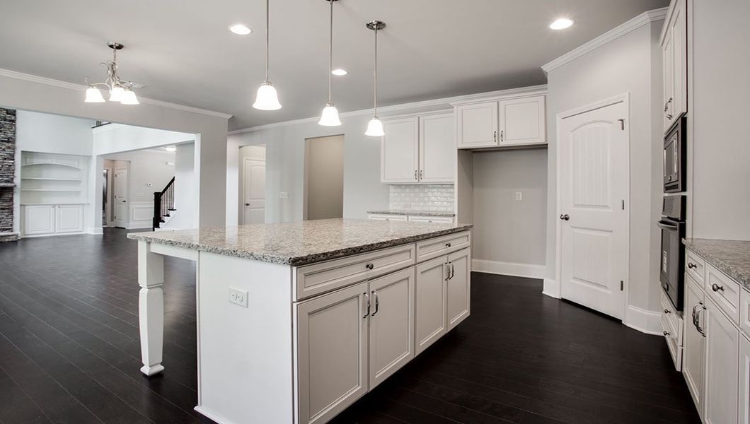 Representative furnished interior of a home built from the Edinburgh by D.R. Horton in Thalley Creek Estates, Cumming (Image 7).