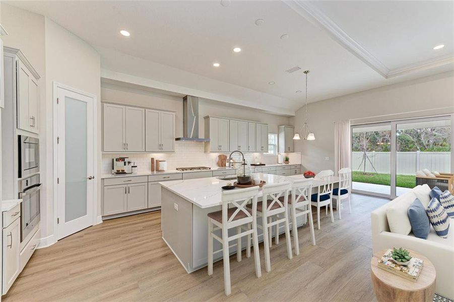 Furnished interior view inside a new home in Crosswind Point, Parrish (Image 11).