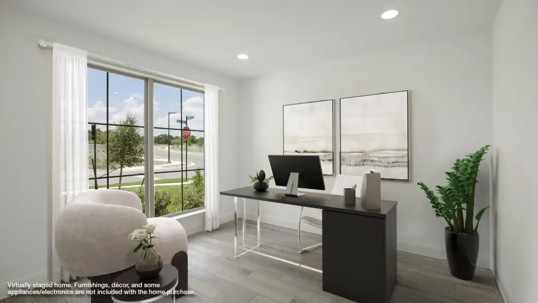 Furnished interior view inside a new home in Ladera, San Antonio (Image 5). Furnished interior view inside a new home in Ladera, San Antonio (Image 5).
