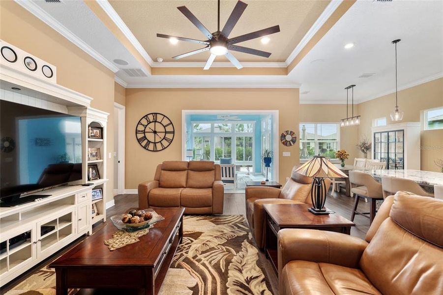Furnished interior view inside a new home in , Ocala (Image 13). Furnished interior view inside a new home in , Ocala (Image 13).