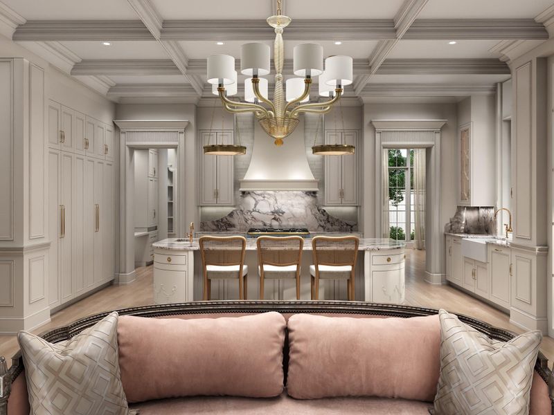 Furnished interior view inside a new home in , Houston (Image 5).