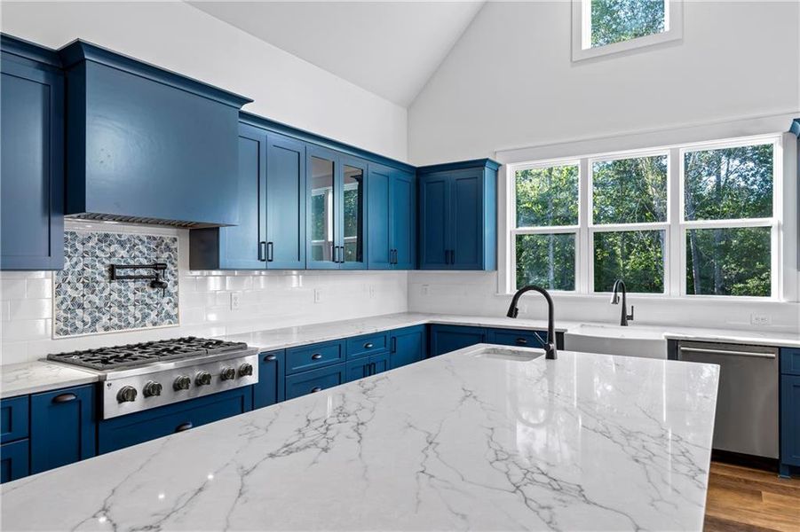 Furnished interior view inside a new home in , Flowery Branch (Image 7).