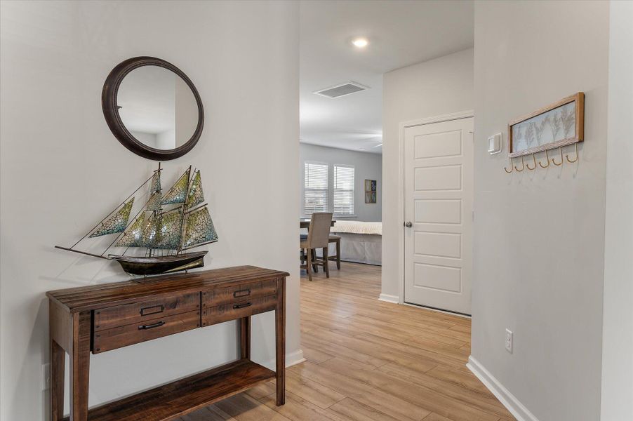 Furnished interior view inside a new home in Sweetgrass at Summers Corner, Summerville (Image 42).