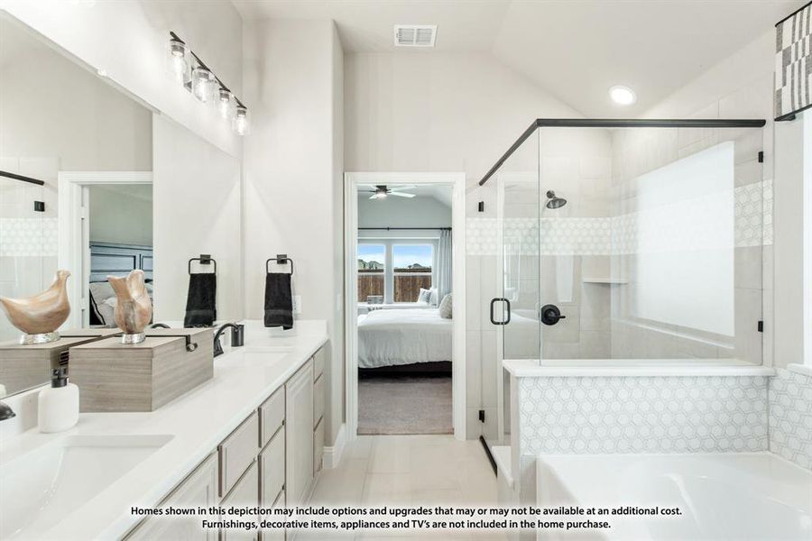 Furnished interior view inside a new home in Hampton Park, Glenn Heights (Image 5).