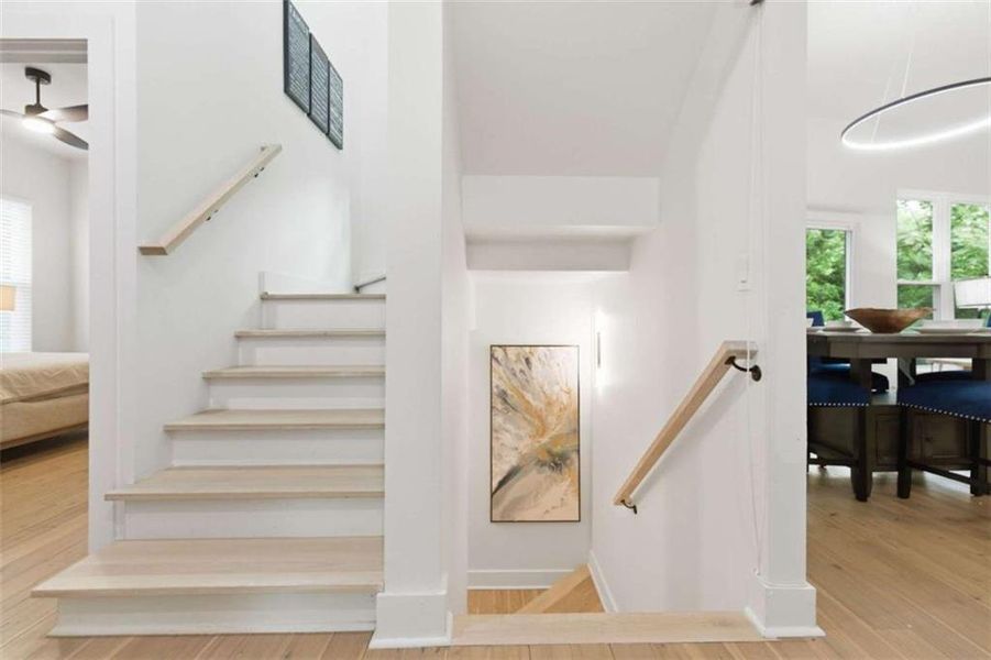 Furnished interior view inside a new home in , Atlanta (Image 54).