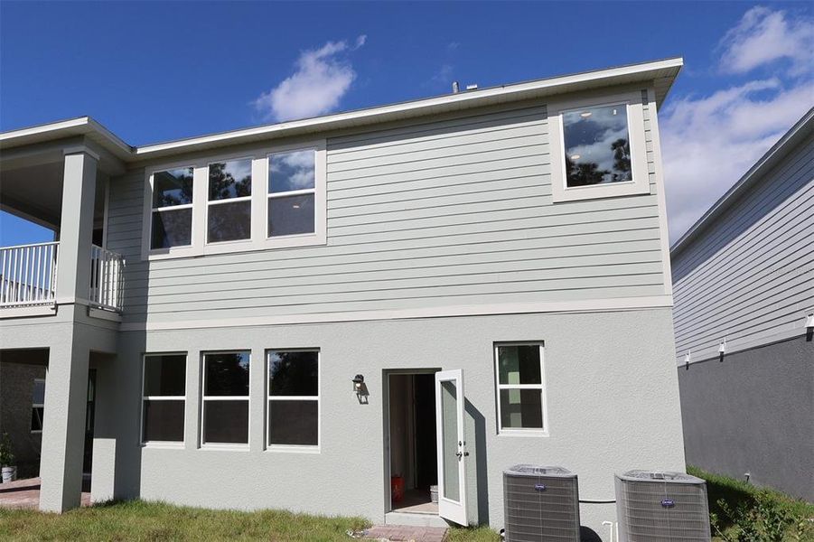 Exterior details and patio area of a home in Eden at Crossprairie, St. Cloud (Image 14). Exterior details and patio area of a home in Eden at Crossprairie, St. Cloud (Image 14).