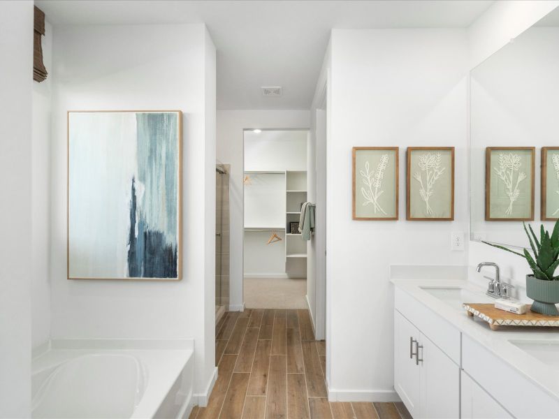 Furnished interior view inside a new home in Paloma Creek - Reserve Series, Surprise (Image 7).