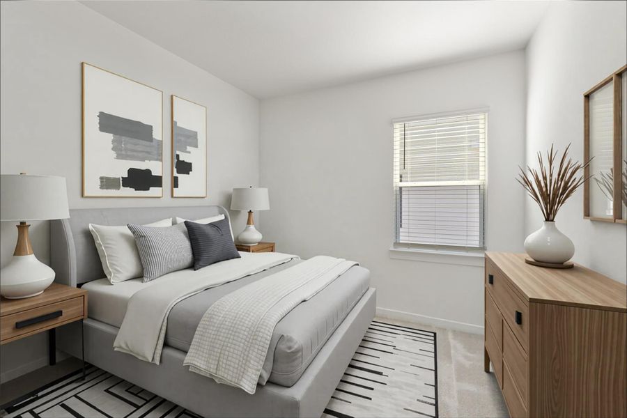 Furnished interior view inside a new home in Skyview, Belton (Image 3). Furnished interior view inside a new home in Skyview, Belton (Image 3).