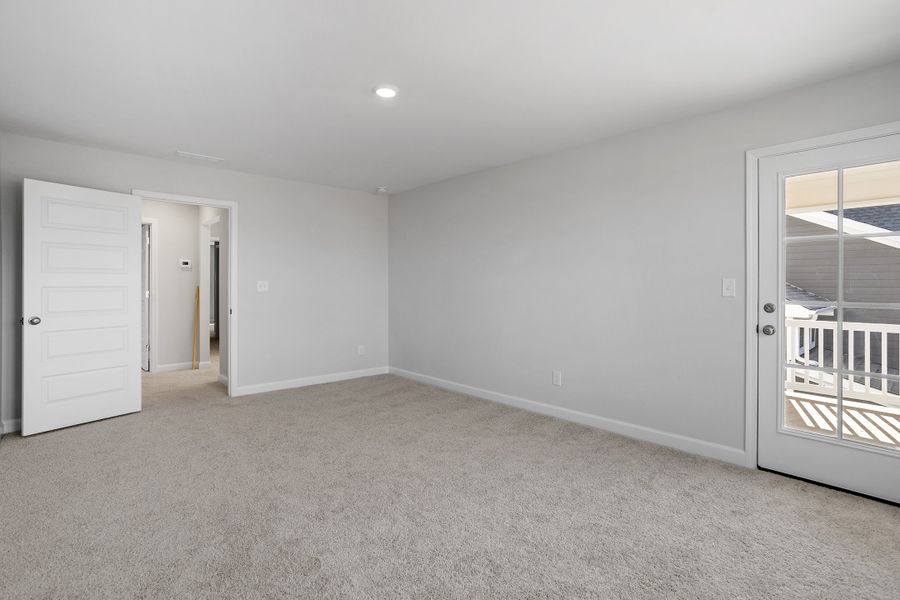 Spacious, unfurnished interior of a new home in Sweetbrier, Durham (Image 35).