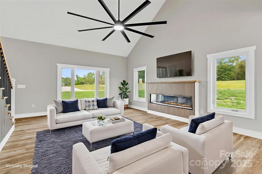 Furnished interior view inside a new home in , Asheville (Image 16).