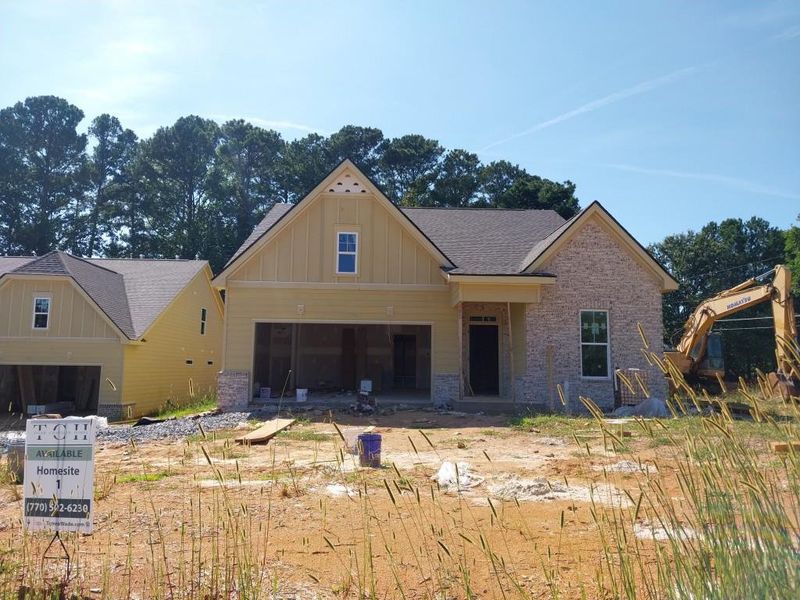 In-progress construction of a new home in Terraces at Paravel, Acworth, GA (Image 29).