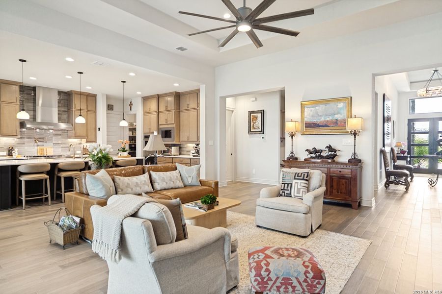 Furnished interior view inside a new home in Esperanza - 80' & 90', Boerne (Image 6).