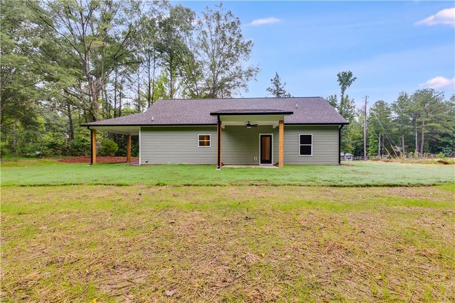 Exterior details and patio area of a home in , Douglasville (Image 28).