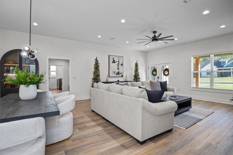 Furnished interior view inside a new home in , Hudson (Image 16). Furnished interior view inside a new home in , Hudson (Image 16).