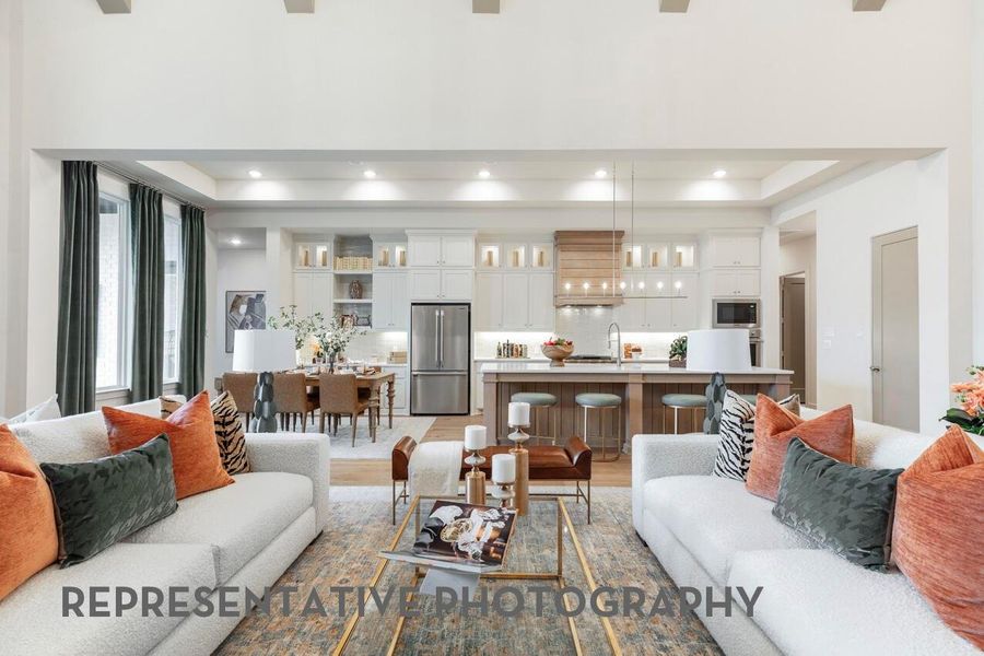 Furnished interior view inside a new home in Elyson, Katy (Image 35). Furnished interior view inside a new home in Elyson, Katy (Image 35).